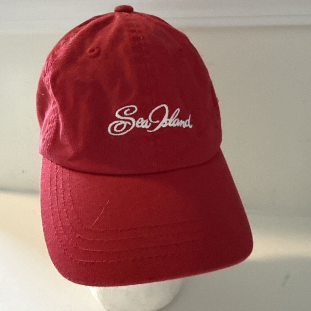 Sea Island Hat Cap Strap Back Embroidered Golf Classic Mens Cloister SSI GEORGIA